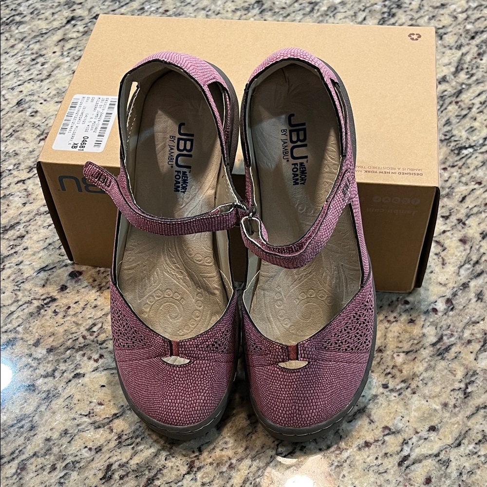 JBU Mauve Mary Jane Flats - Picture 10 of 10